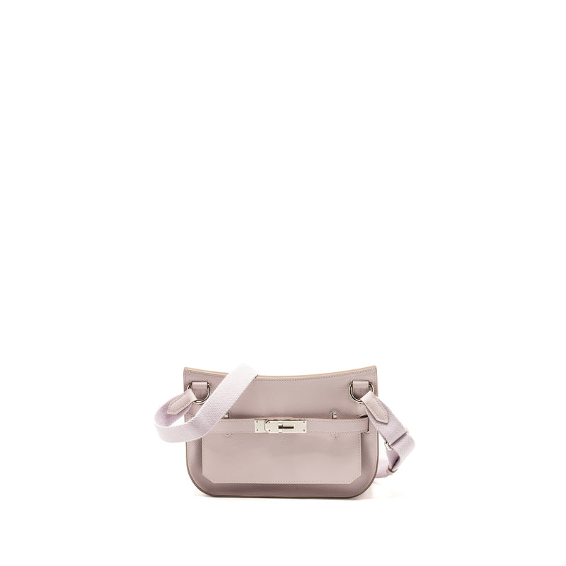 Hermes Mini Jypsiere Evercolor mauve pale SHW stamp B