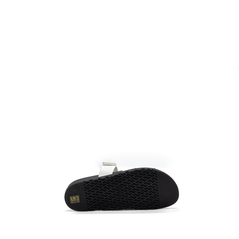 Hermes Size 43 Chypre Sandals Epsom White