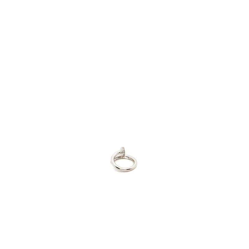 Cartier size 51 juste un Clou ring white gold/diamonds