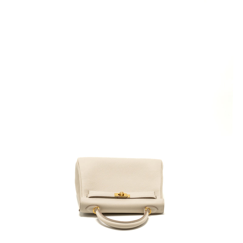 Hermes kelly 25 togo craie GHW stamp Z