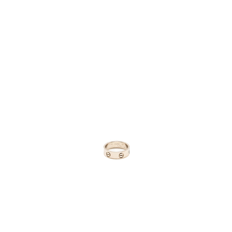 Cartier Size 52 Love Ring White Gold
