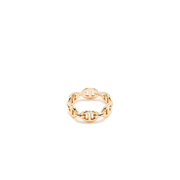 Hermes Size 50 Chaine D’Ancre Enchainee PM Ring Small Model Rose Gold