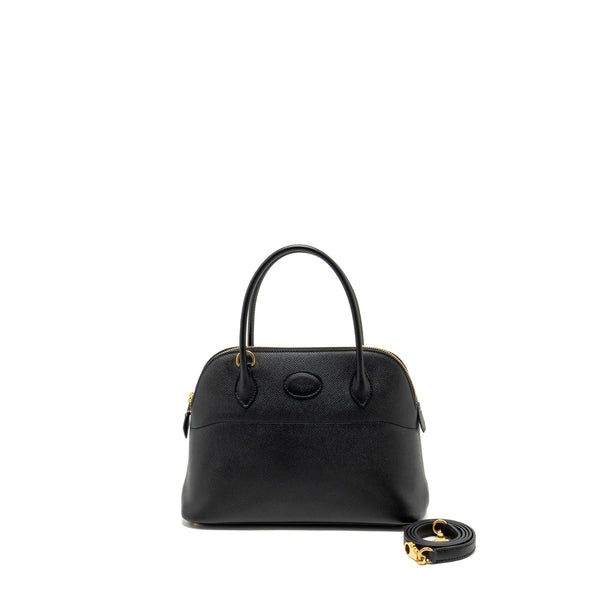 Hermes Bolide 27 Epsom Black GHW Stamp C