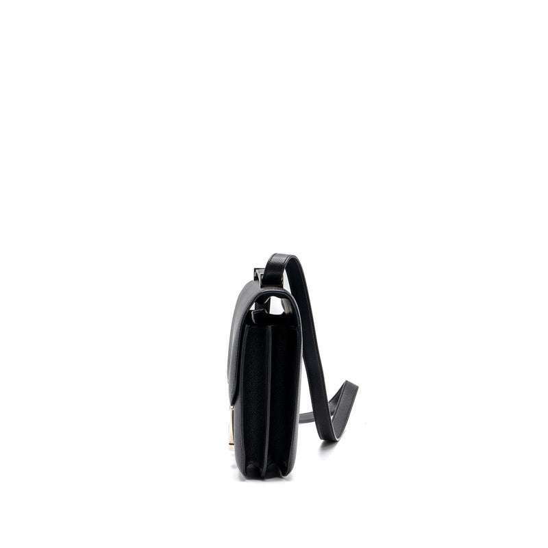Hermes Constance 24 Epsom Black SHW Stamp A