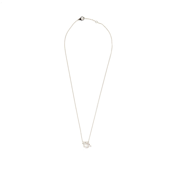 Hermes Finesse Pendant White Gold Diamonds