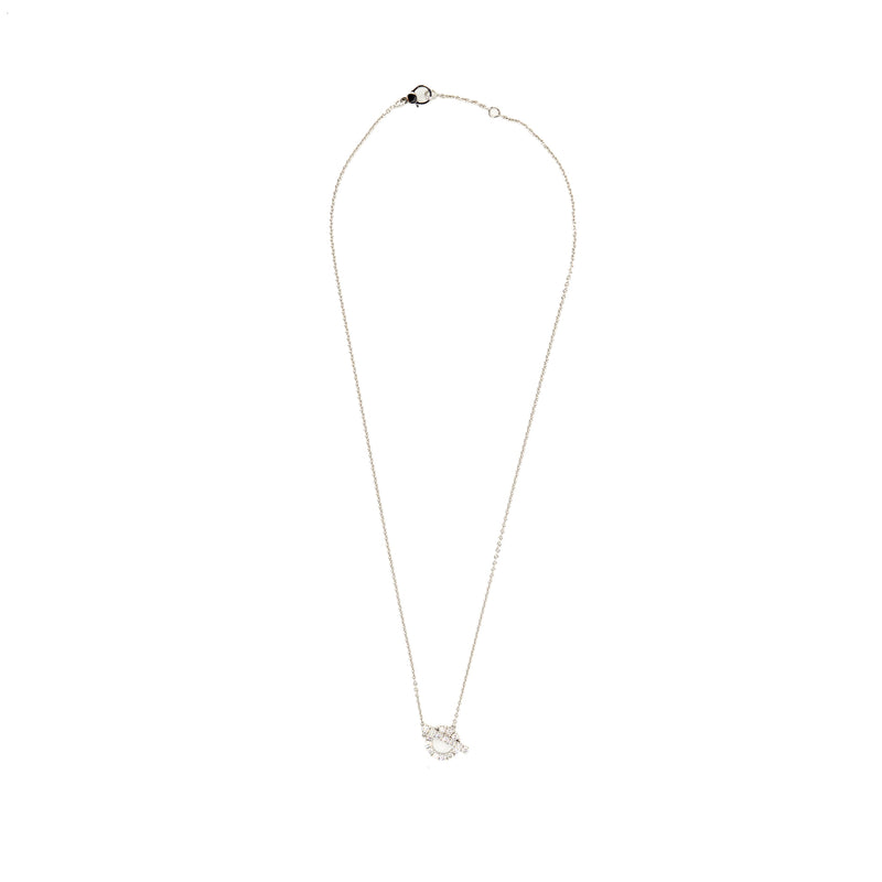 Hermes Finesse Pendant White Gold Diamonds