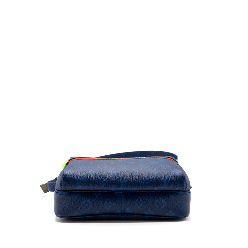 Louis Vuitton Messenger Bag Monogram Canvas Pacific Blue/ Multicolour Hardware