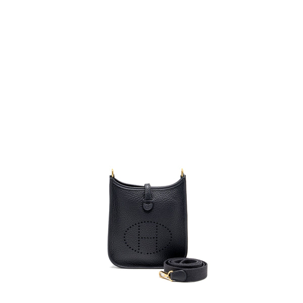 Hermes Mini Evelyn Clemence Caban GHW Stamp W