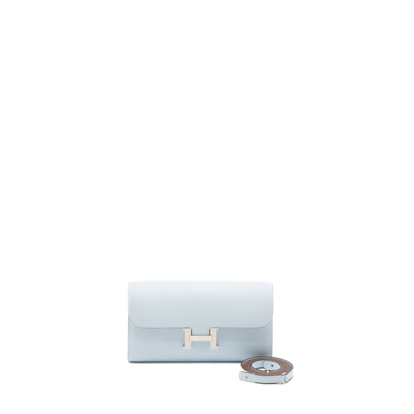 Hermes Constance to Go Epsom Blue Brume SHW Stamp Z