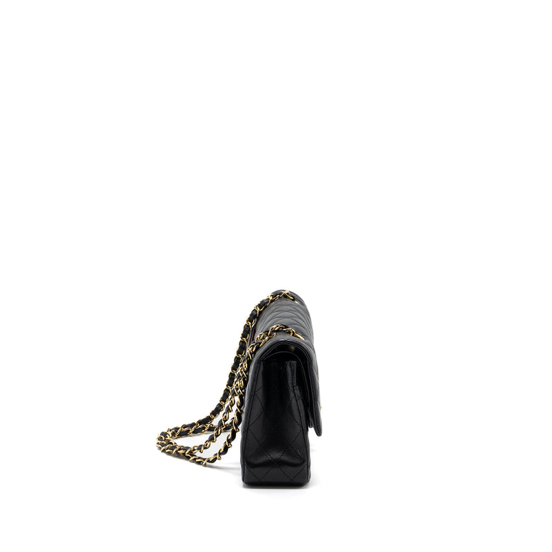 Chanel Black Classic Medium Lambskin Double Flap Leather ref.805060 - Joli  Closet