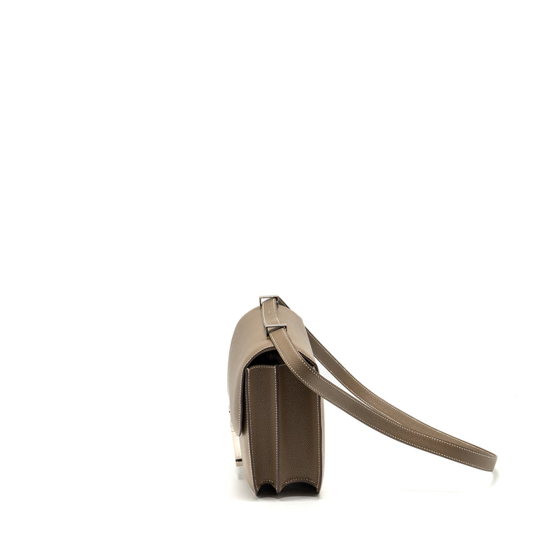 Hermes Constance 24 Epsom Etoupe SHW Stamp Z