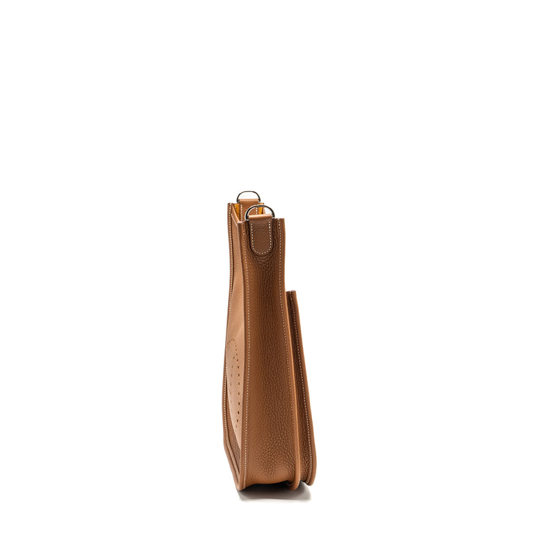 Hermes Evelyn 29 Clemence Gold SHW stamp B