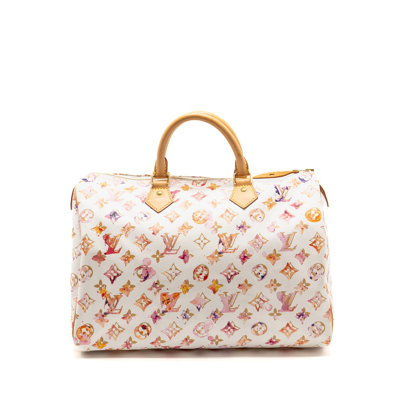 Louis Vuitton Speedy 35 Boston Bag Watercolor Monogram Canvas Multicolour GHW