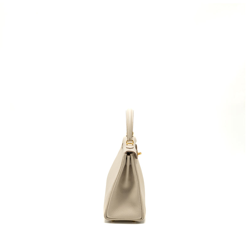 Hermes kelly 25 togo craie GHW stamp Z