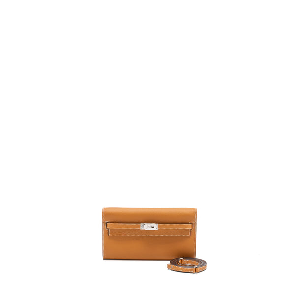 Hermes Kelly To Go Epsom 1H Toffee SHW Stamp B