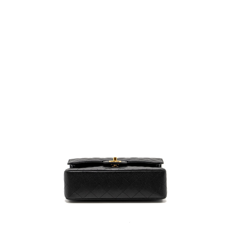 Chanel Small Classic Double Flap Bag Caviar Black GHW(microchip)