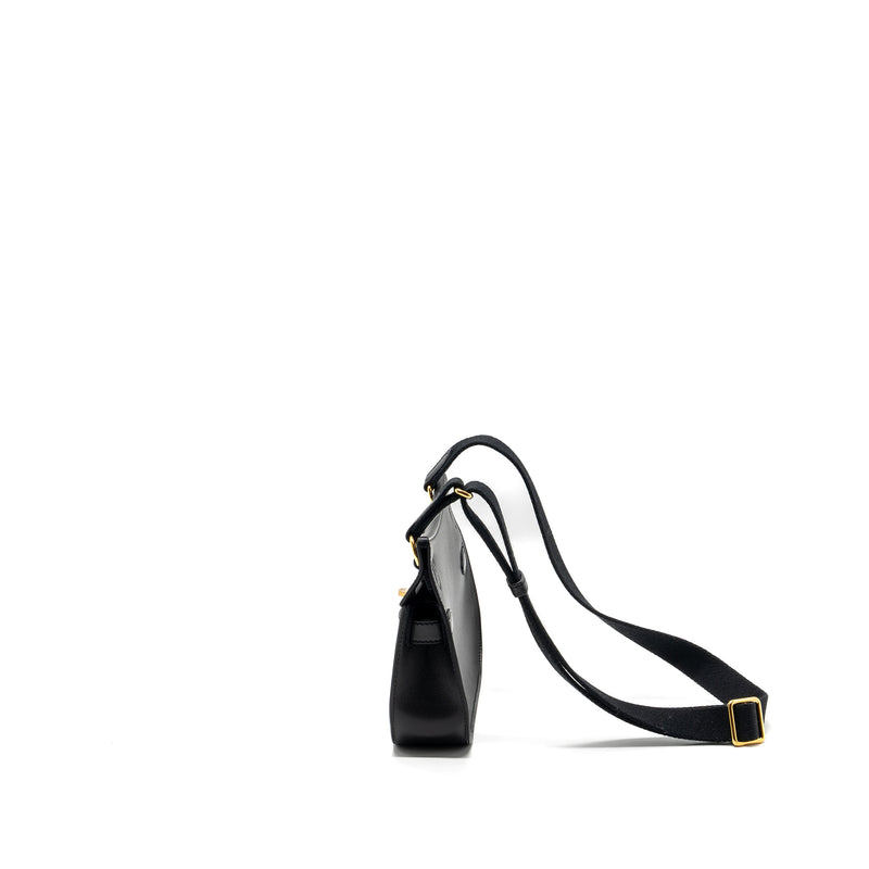 Hermes Mini Jypsiere Evergrain Black GHW Stamp B