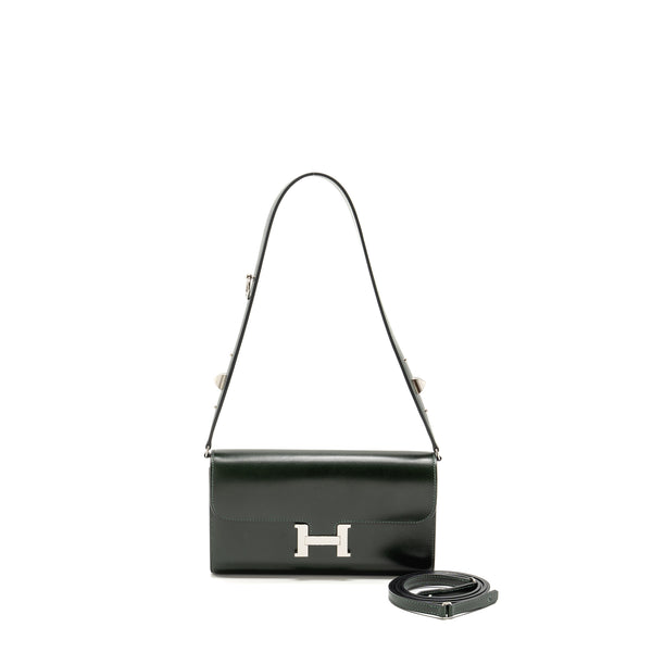 Hermes Constance To Go Rock Box Vert Fonce SHW Stamp W