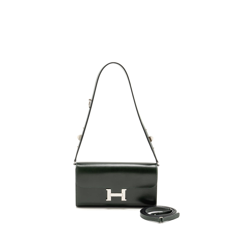 Hermes Constance To Go Rock Box Vert Fonce SHW Stamp W