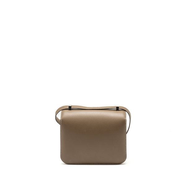 Hermes Constance 24 Epsom Etoupe SHW Stamp Z