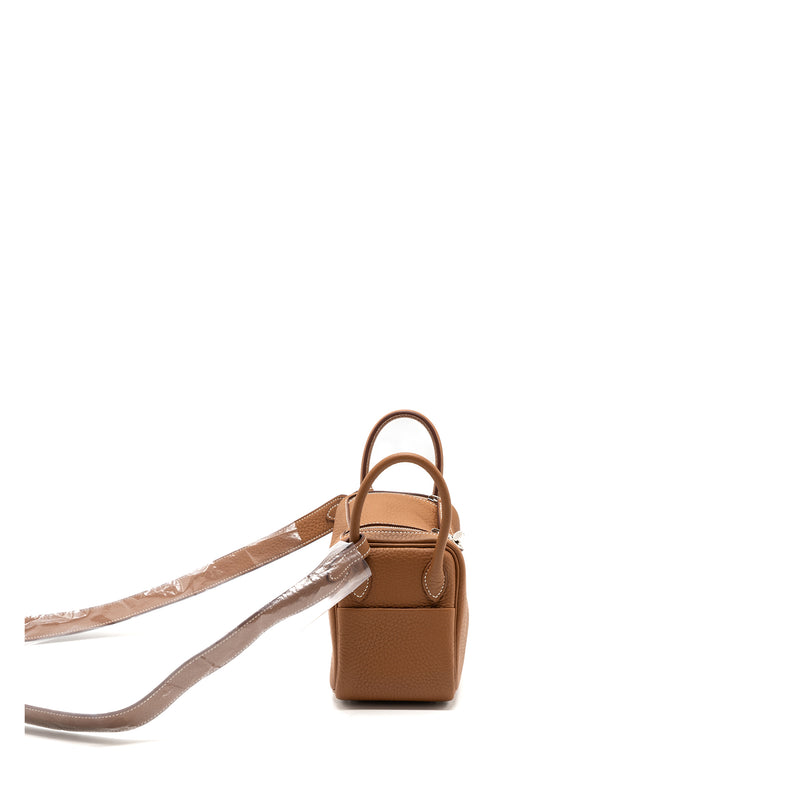 Hermes Mini Lindy Clemence Gold SHW Stamp B