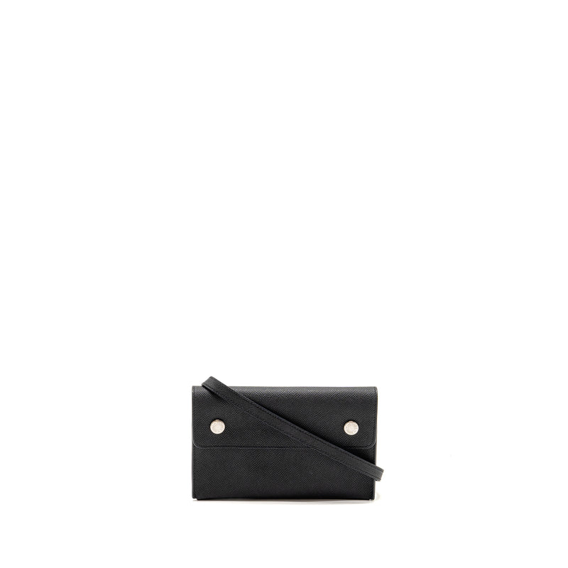 Hermes Hermesnap epsom black SHW Stamp W