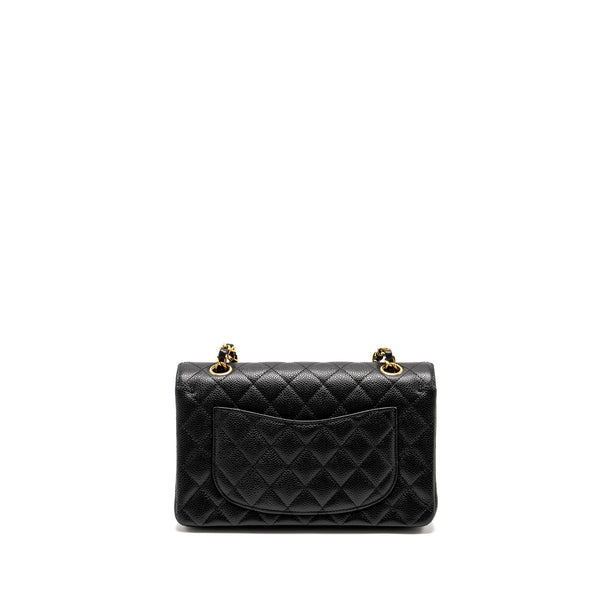 Chanel Small Classic Double Flap Bag Caviar Black GHW(microchip)