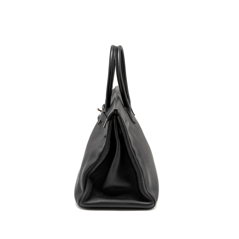 Hermes Birkin 35 Togo Black SHW STAMP Square R
