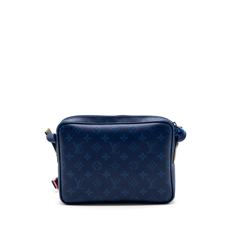 Louis Vuitton Messenger Bag Monogram Canvas Pacific Blue/ Multicolour Hardware