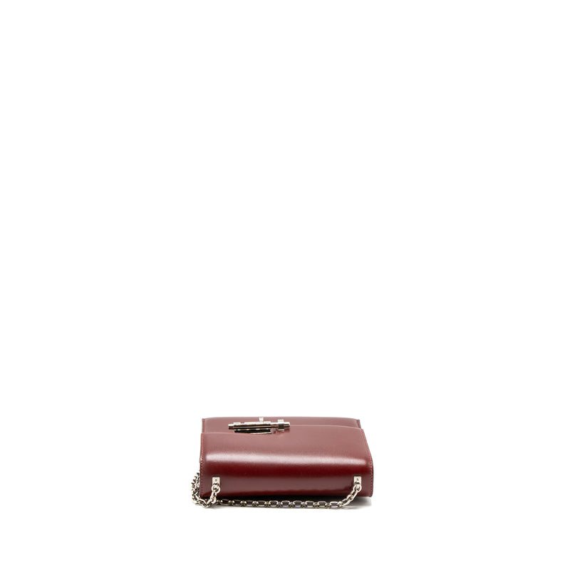 Hermes Mini Verrou Bag Tadelakt Rouge H SHW Stamp A