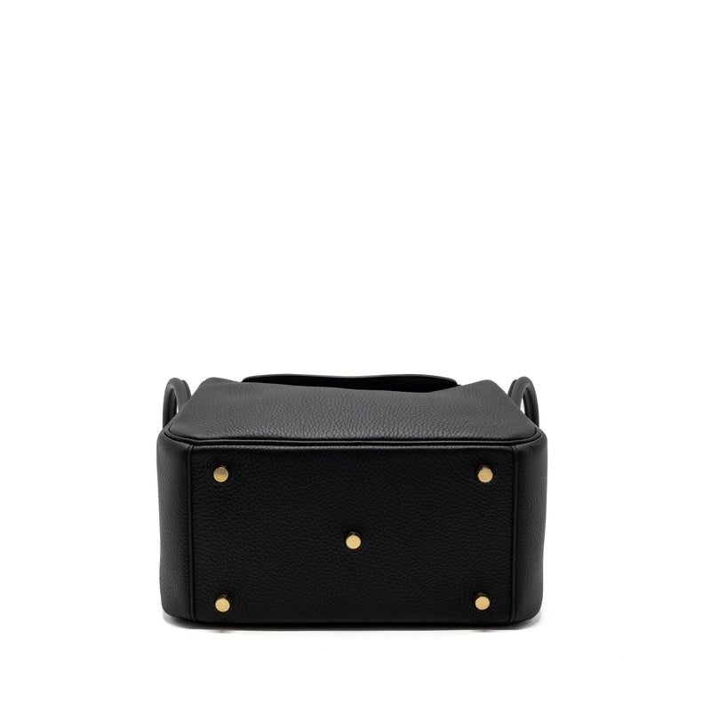 Hermes Lindy 26 Clemence Black GHW Stamp U