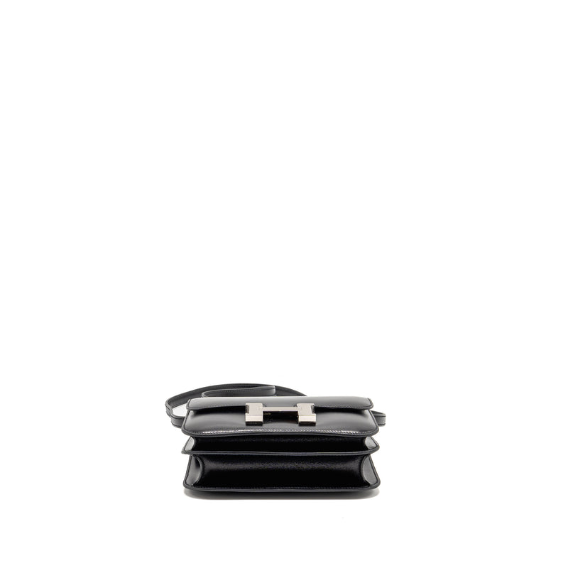 Hermes Mini Constance Box Black SHW Stamp Z