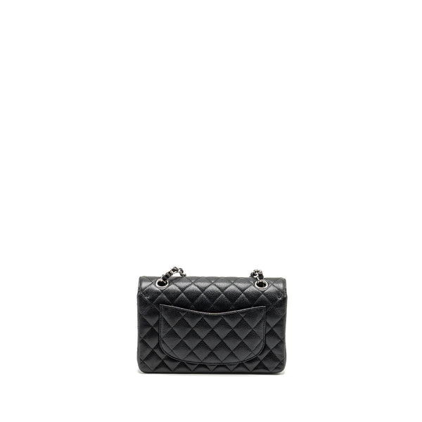 Chanel Small Classic Double Flap Bag Caviar Black SHW (Microchip)