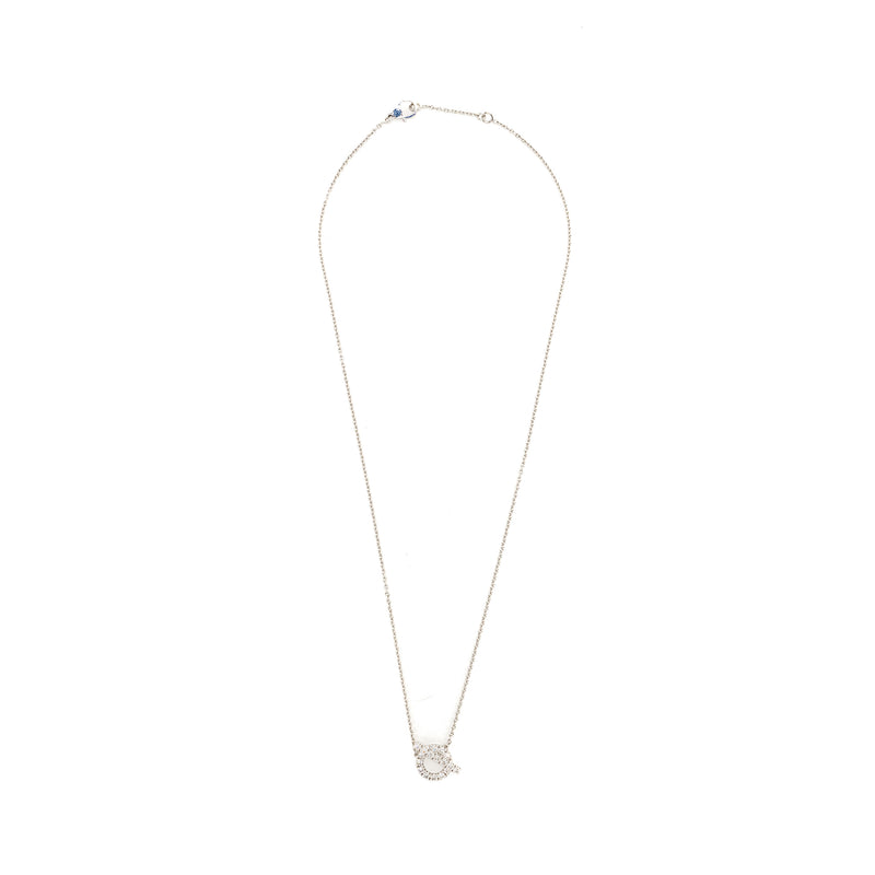 Hermes Finesse Pendant White Gold, Diamonds