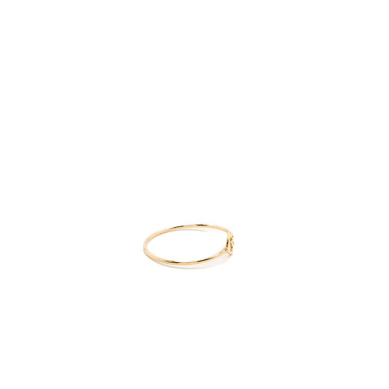 Tiffany size medium heart key wire bracelet rose gold