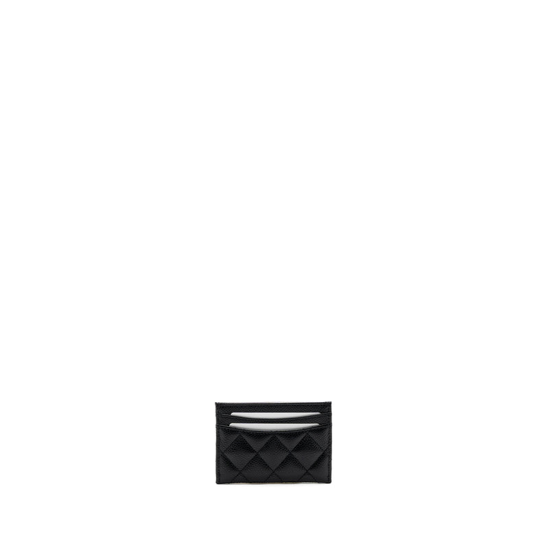 CHANEL Classic Card Holder Caviar Black