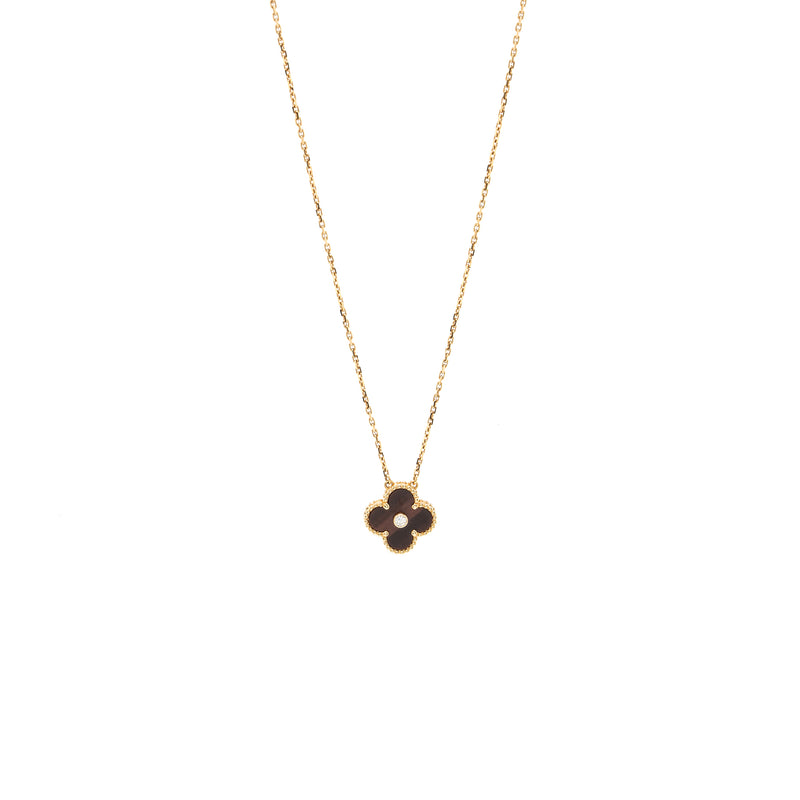 Van Cleef and Arpels holiday limited 2017 pendant Bulls Eye RGHW