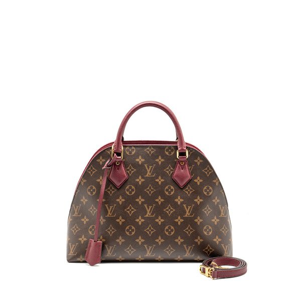 Louis Vuitton Alma B’N’B Bag Monogram Canvas Raspberry GHW