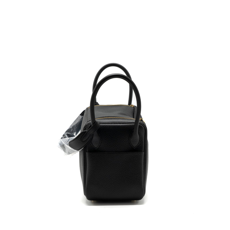 Hermes Lindy 26 Clemence Black GHW Stamp U