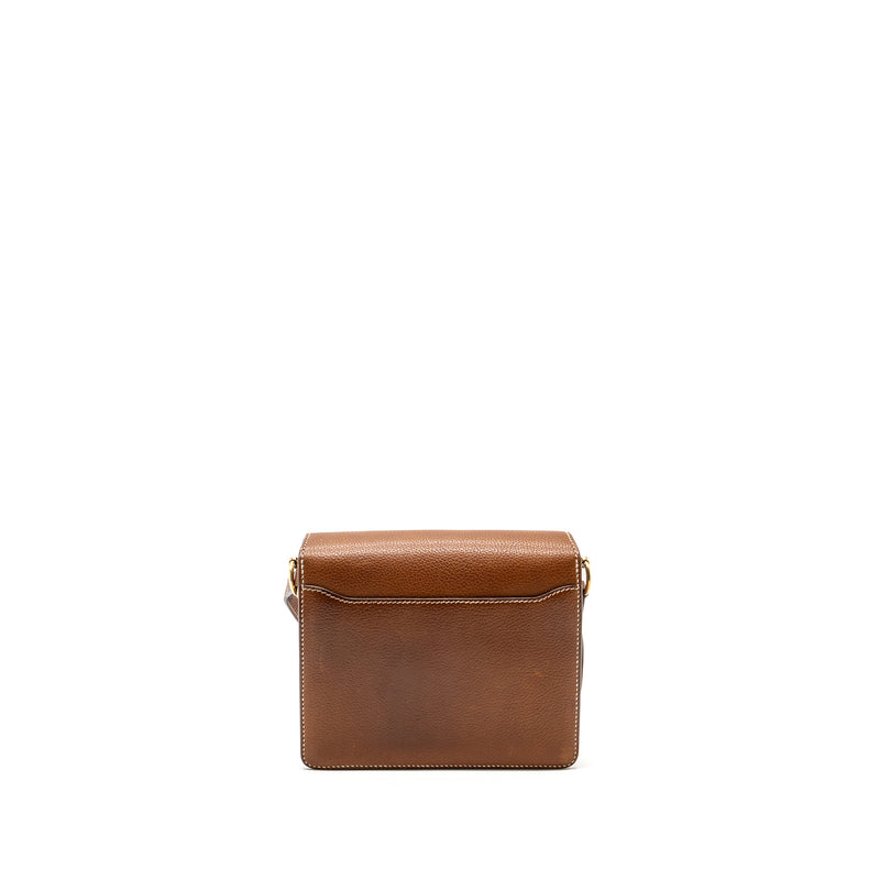 Hermes mini Roulis Barenia Faubourg 34 Fauve LGHW stamp D