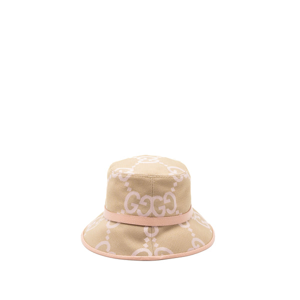 Gucci Size L Jumbo GG Bucket Hat Pink/Multicolour