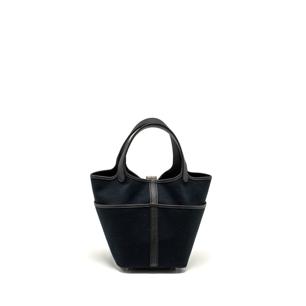 Hermes Cargo Picotin 18 Lock bag canvas / swift Black SHW Stamp U