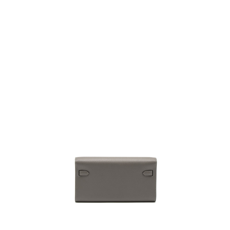 Hermes Kelly to Go Epsom Gris Meyer GHW Stamp U
