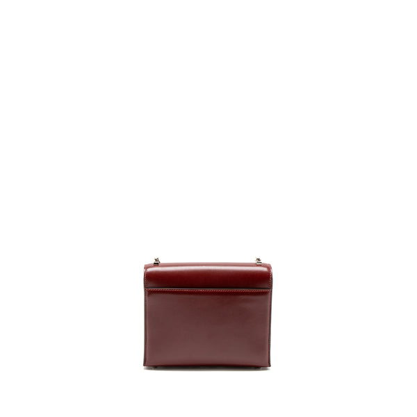 Hermes Mini Verrou Bag Tadelakt Rouge H SHW Stamp A