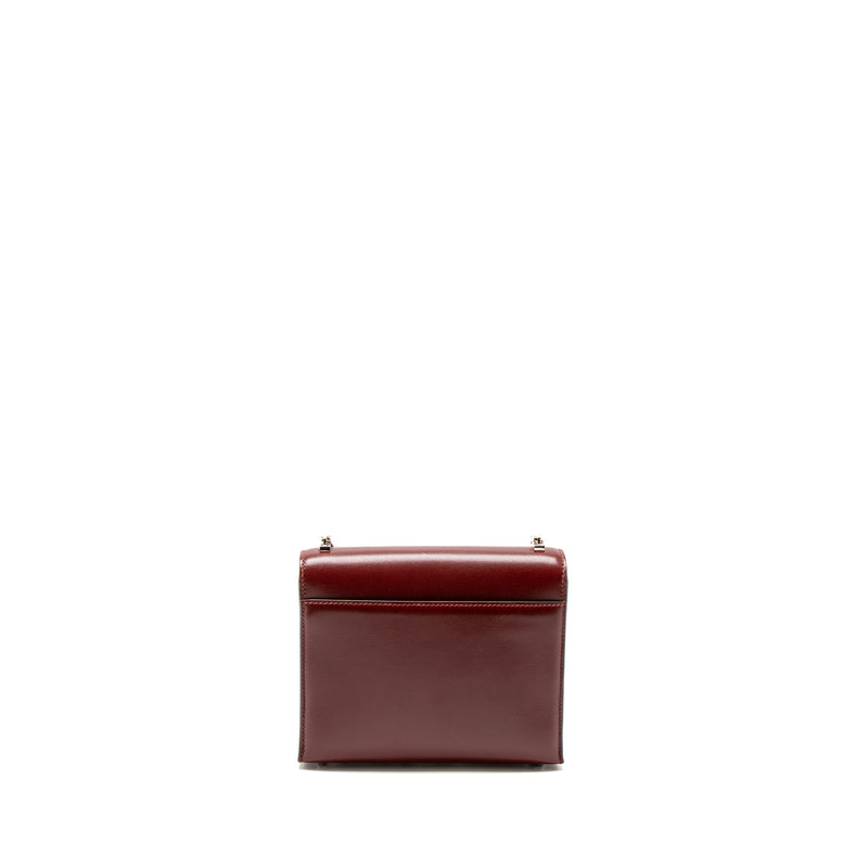 Hermes Mini Verrou Bag Tadelakt Rouge H SHW Stamp A