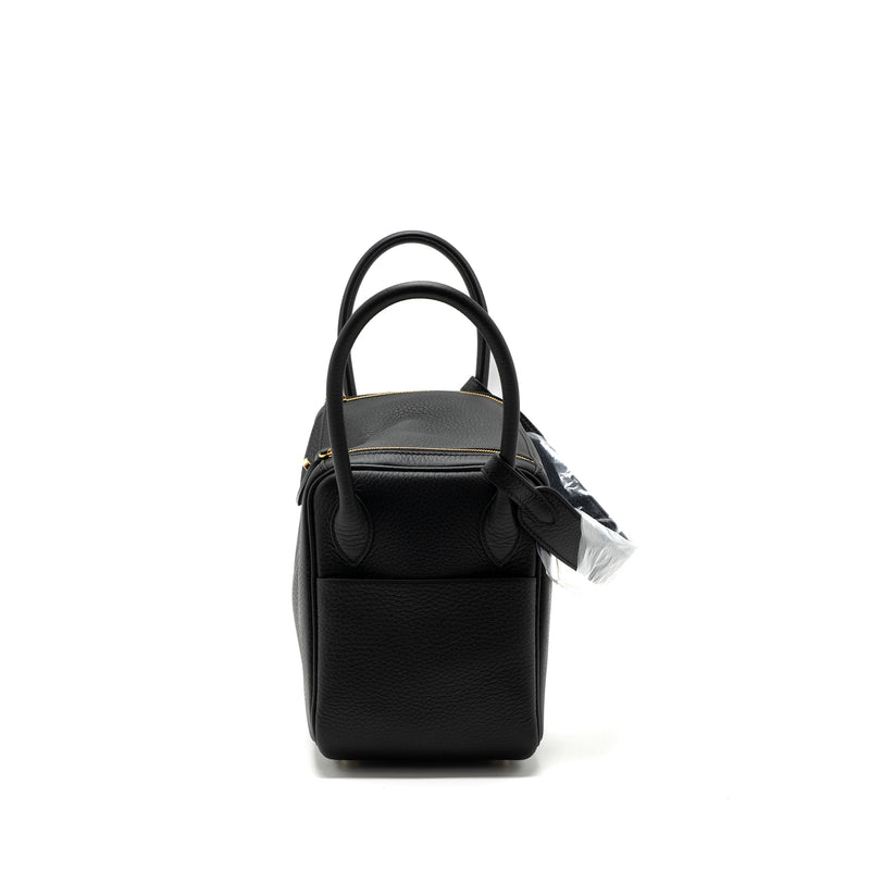 Hermes Lindy 26 Clemence Black GHW Stamp U