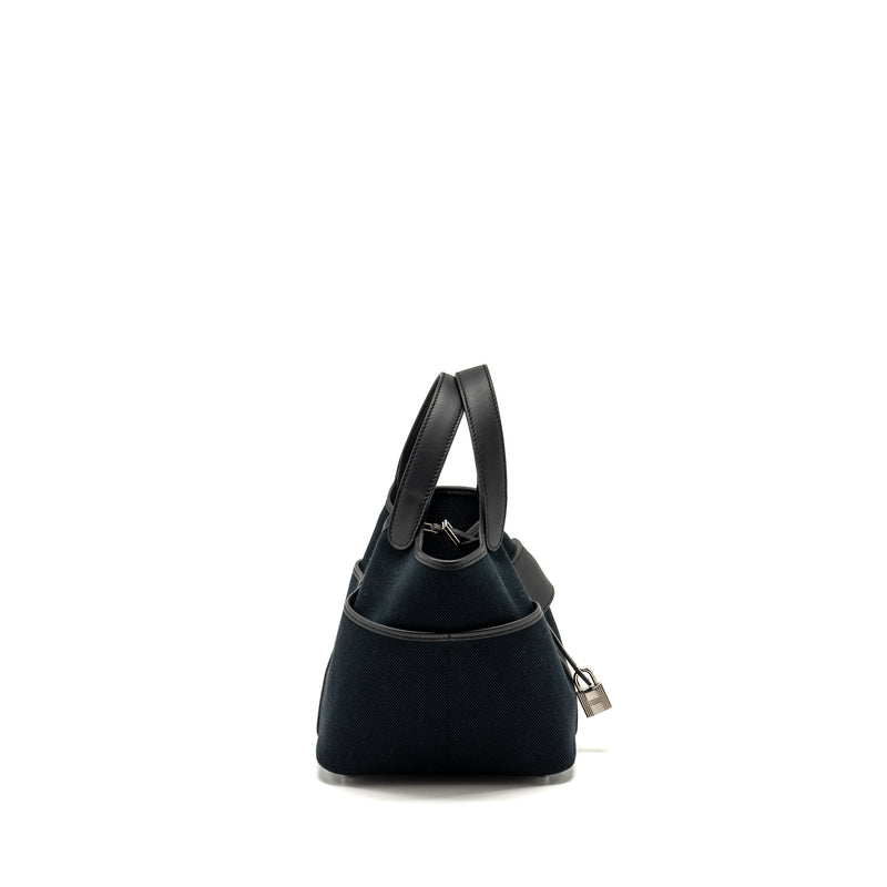 Hermes Cargo Picotin 18 Lock bag canvas / swift Black SHW Stamp U