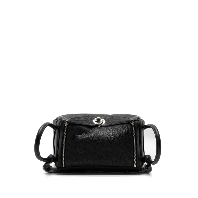 Hermes Lindy 26 Clemence Black SHW Stamp U