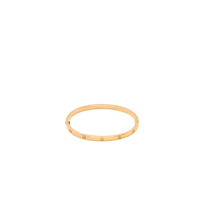 Cartier size 16 lovebracelet small model rose gold