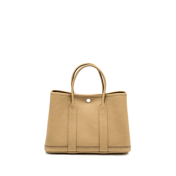 Hermes Garden Party 30 Negonda 8Q Beige Marfa SHW Stamp B